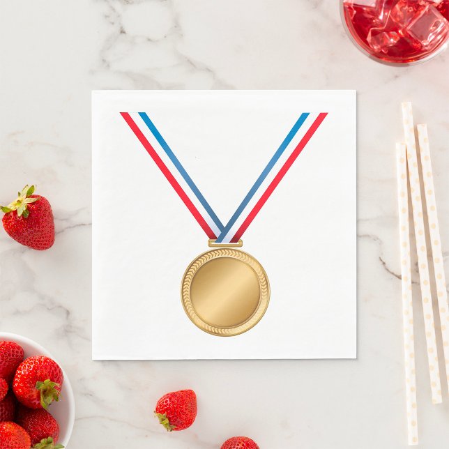 Gold Medal Paper Napkins (Creator Uploaded)