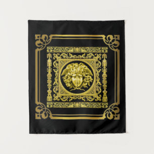 Gold Medusa Tapestry