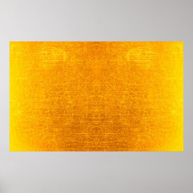 Gold metal brushed background or texture of brushe poster (Front)