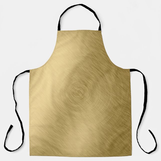 Gold metal brushed background or textureabstract,a apron (Front)