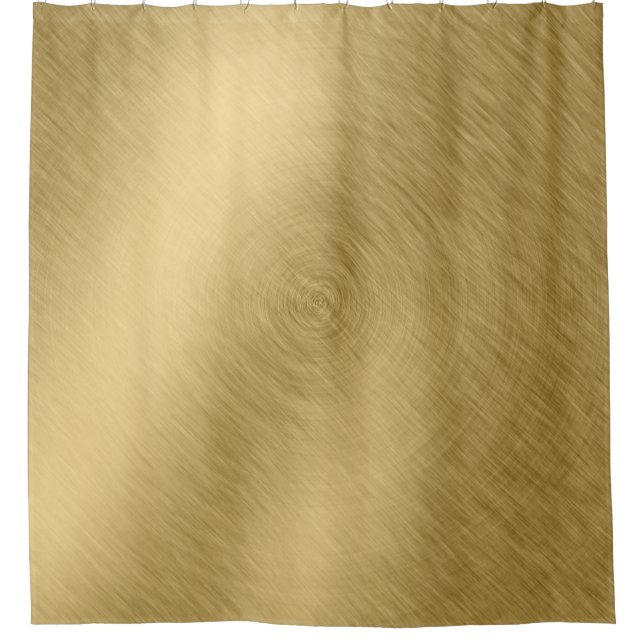 Gold metal brushed background or textureabstract,a shower curtain (Front)