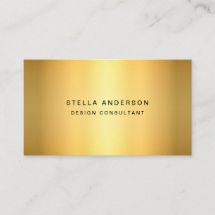 Gold Metal Business Card