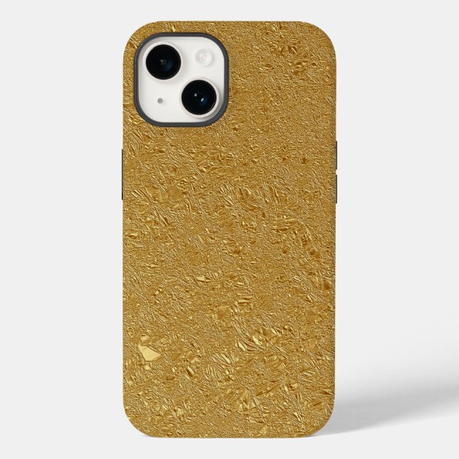 Gold Metal Flakes   Case-Mate iPhone Case (Back)