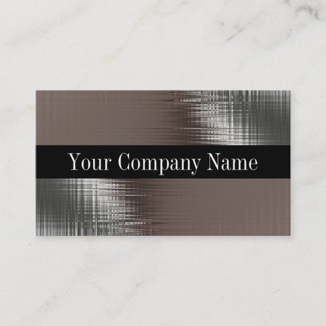 Gold Metal Look Business Cards (Front)