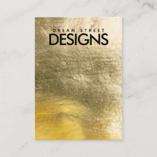 Gold Metallic Earring Display Card