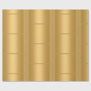 GOLD METALLIC ELEGANT BIRTHDAY WEDDING WRAP WRAPPING PAPER