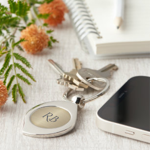 Gold Metallic Keychain