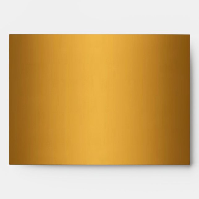 Gold Metallic Leopard Fur Lined Envelope (Front)