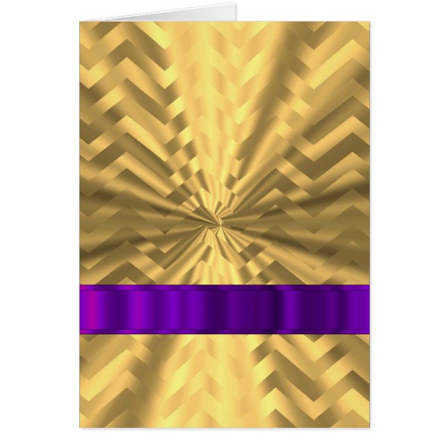 Gold metallic look chevron (Front)