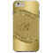 Gold Metallic Print With Diamonds Pattern