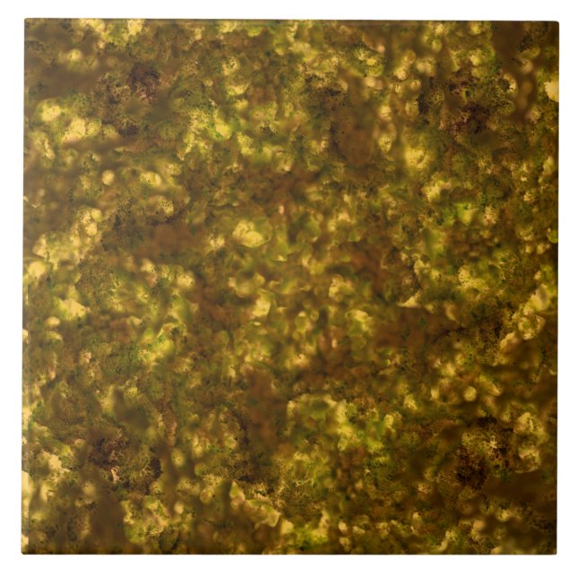 Gold Metallic Smokey Marble Ceramic Tile (Front)