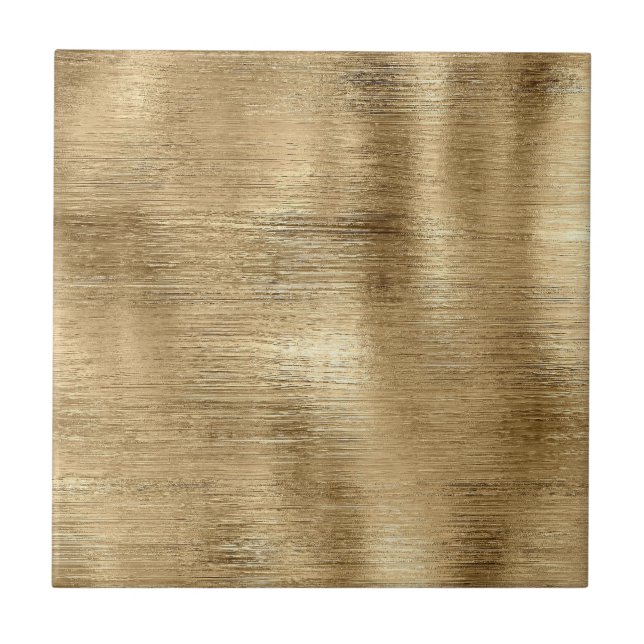 Gold metallic texture rustic shimmer stylish ceramic tile (Front)