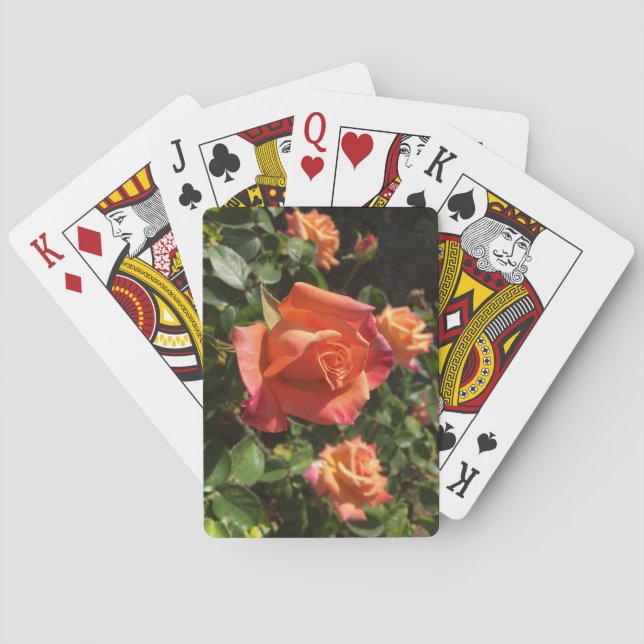 Gold Mine Rose Playing Cards (Back)