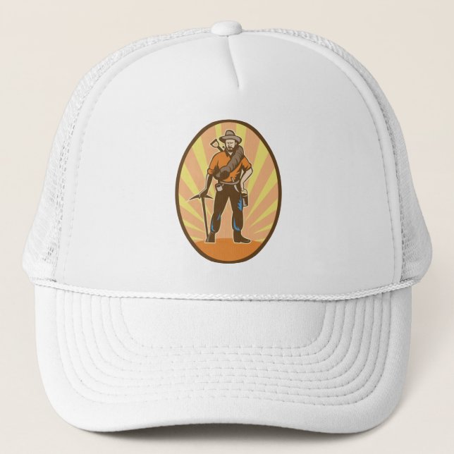 Gold Miner Trucker Hat (Front)