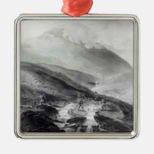 Gold Mines, County of Wicklow Metal Ornament