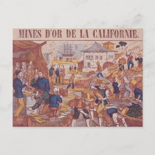 Gold Mines of California Postcard (Front)