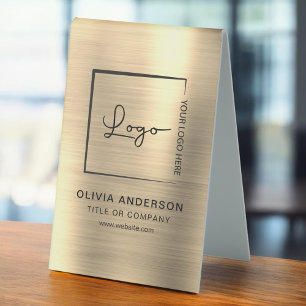 Gold Minimalist Business Logo Professional Modern