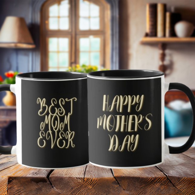 Gold Minimalist Mother's Day Coffee Mug (Creator Uploaded)