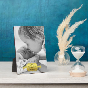 Gold Minimalist Photo Mother's Day Plaque