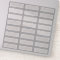 Gold minimalist transparent return address label