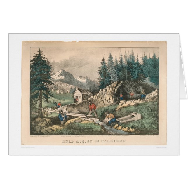 Gold Mining in California (0636A) (Front Horizontal)