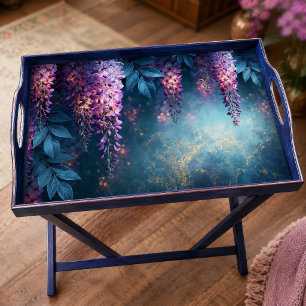 Gold Mist Violet Wisteria Decoupage Tissue Paper