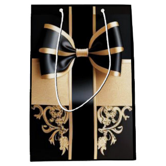 Gold Mix Ribbon/Scroll/Gift Bag