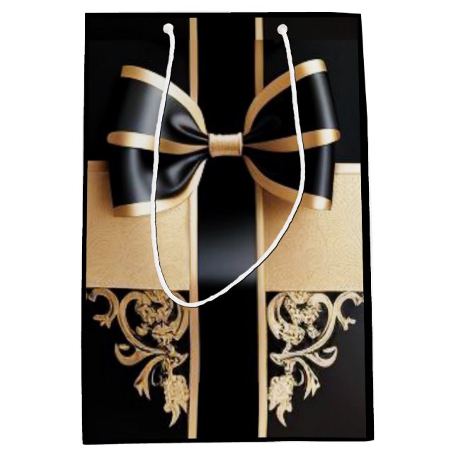 Gold Mix Ribbon/Scroll/Gift Bag (Front)