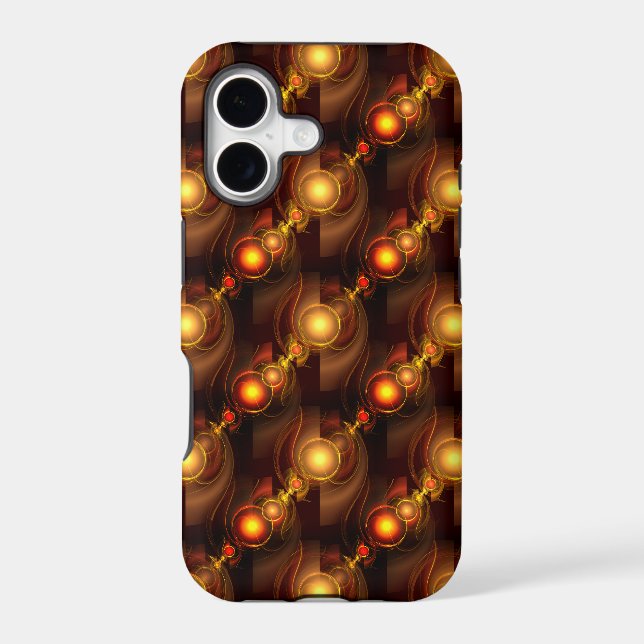 Gold Modern Boho Elegant Abstract Art Pattern #501 (Back)