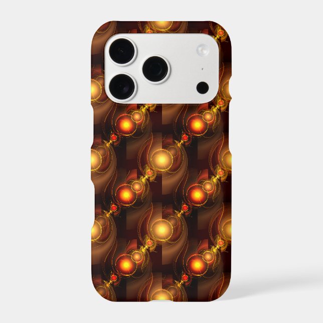 Gold Modern Boho Elegant Abstract Art Pattern #501 (Back)