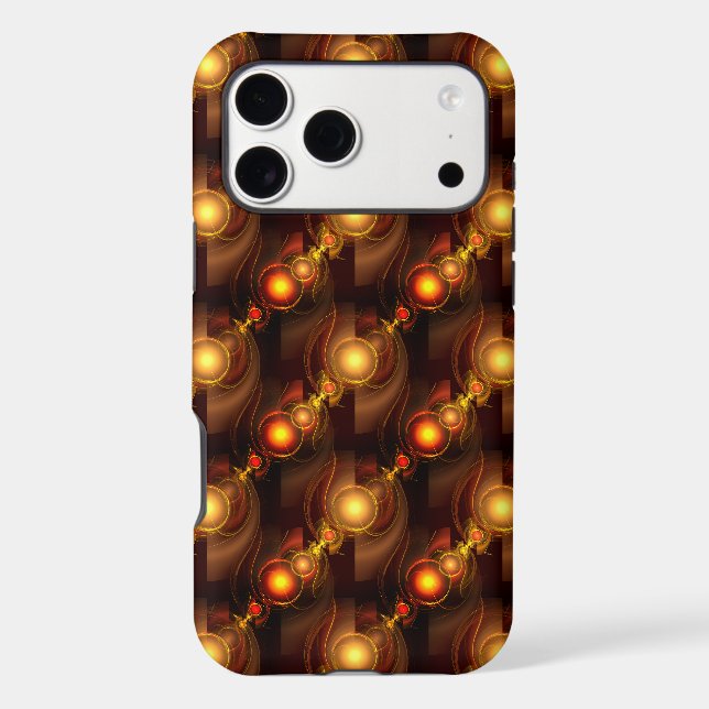 Gold Modern Boho Elegant Abstract Art Pattern #501 (Back)