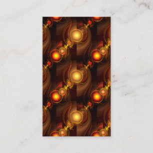 Gold Modern Boho Elegant Abstract Art Pattern #501 Business Card