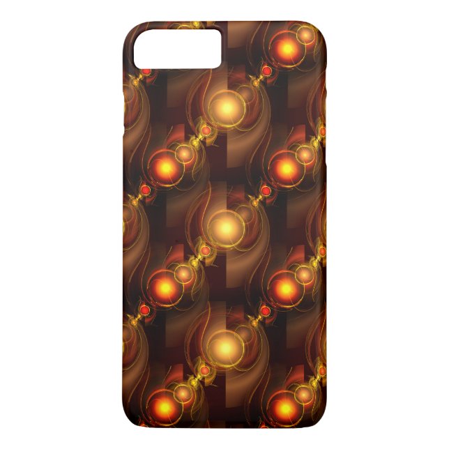 Gold Modern Boho Elegant Abstract Art Pattern #501 Case-Mate iPhone Case (Back)