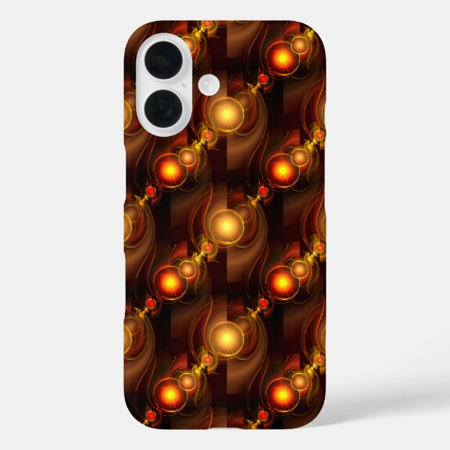 Gold Modern Boho Elegant Abstract Art Pattern #501 Case-Mate iPhone Case (Back)