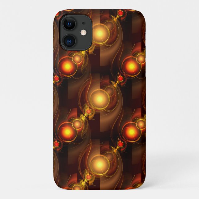 Gold Modern Boho Elegant Abstract Art Pattern #501 Case-Mate iPhone Case (Back)
