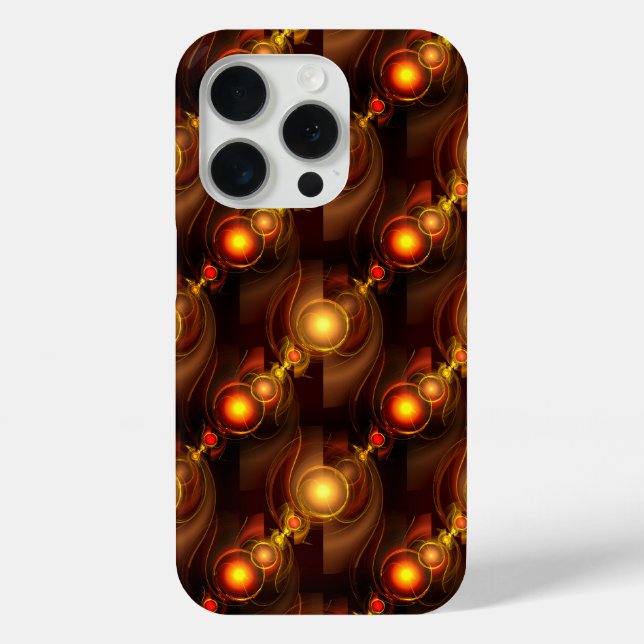 Gold Modern Boho Elegant Abstract Art Pattern #501 Case-Mate iPhone Case (Back)