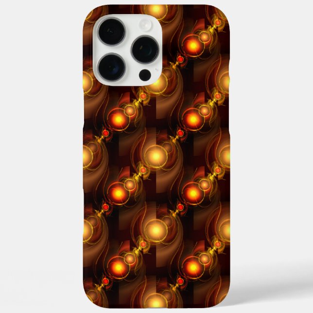 Gold Modern Boho Elegant Abstract Art Pattern #501 Case-Mate iPhone Case (Back)