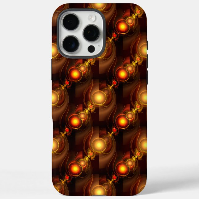 Gold Modern Boho Elegant Abstract Art Pattern #501 Case-Mate iPhone Case (Back)