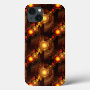 Gold Modern Boho Elegant Abstract Art Pattern #501 iPhone 13 Case