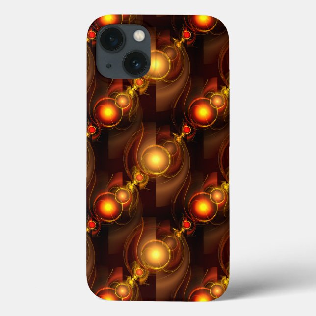 Gold Modern Boho Elegant Abstract Art Pattern #501 Case-Mate iPhone Case (Back)