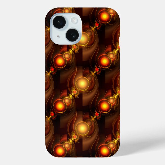 Gold Modern Boho Elegant Abstract Art Pattern #501 Case-Mate iPhone Case (Back)