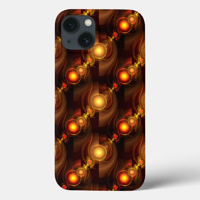 Gold Modern Boho Elegant Abstract Art Pattern #501 Case-Mate iPhone Case (Back)