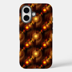 Gold Modern Boho Elegant Abstract Art Pattern #501 iPhone 16 Case