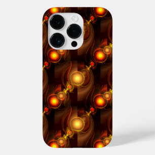 Gold Modern Boho Elegant Abstract Art Pattern #501 Case-Mate iPhone 14 Pro Case