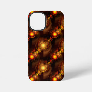 Gold Modern Boho Elegant Abstract Art Pattern #501 iPhone 12 Mini Case