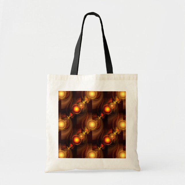 Gold Modern Boho Elegant Abstract Art Pattern #501 Tote Bag (Front)