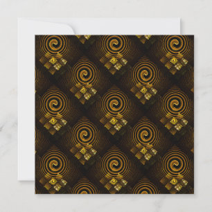 Gold Modern Boho Elegant Abstract Art Pattern #502