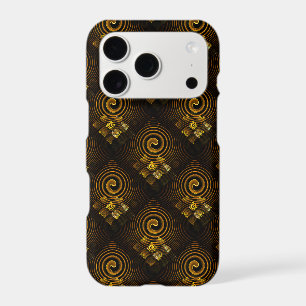 Gold Modern Boho Elegant Abstract Art Pattern #502