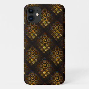 Gold Modern Boho Elegant Abstract Art Pattern #502 iPhone 11 Case