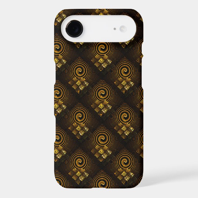 Gold Modern Boho Elegant Abstract Art Pattern #502 Case-Mate iPhone Case (Back)